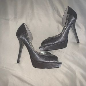 Silver heels
